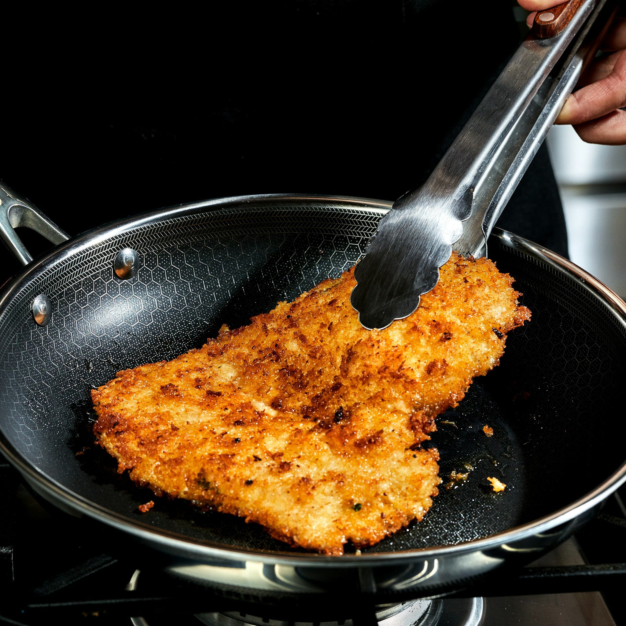 k*o様 HEXCLAD 10\" Hybrid Pan (26cm) Amazon.com: HexClad Hybrid Nonstick 10-Piece Cookware Set