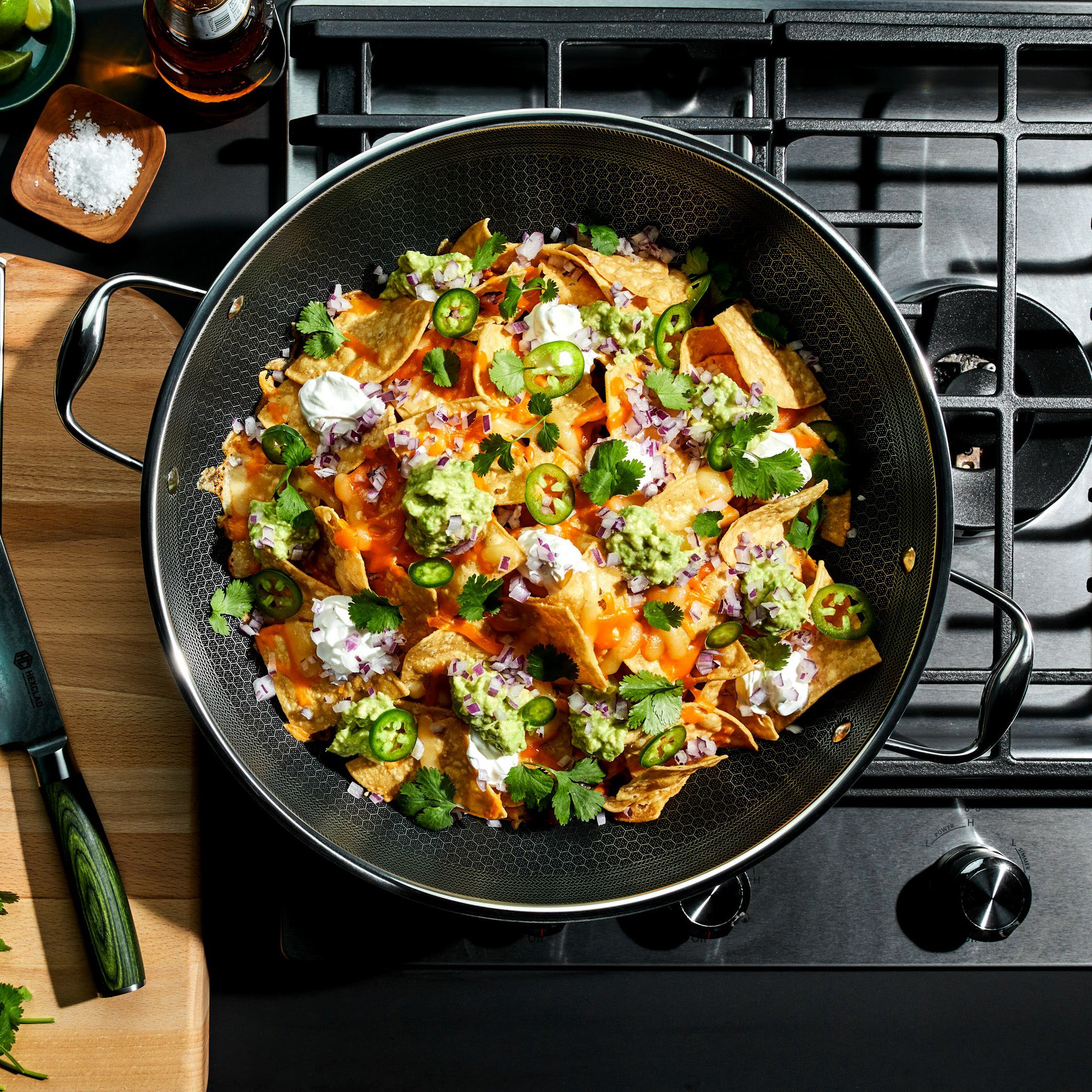 ヘックスクラッド片手鍋(14センチ) 14cm ヘックスクラッド ハイブリッド 蓋付き鍋（0.95L）