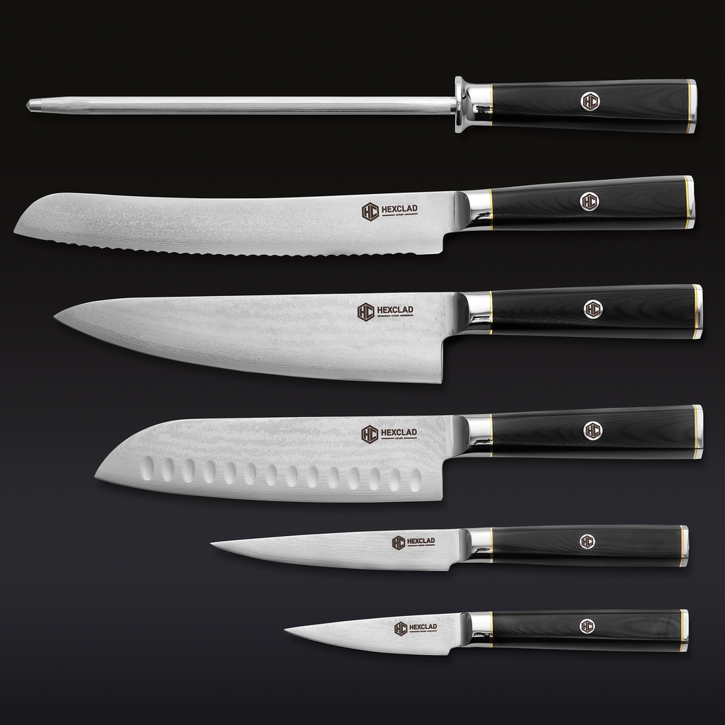 Master Series Damascus Steel Knife Set, 6-pc — Default Title