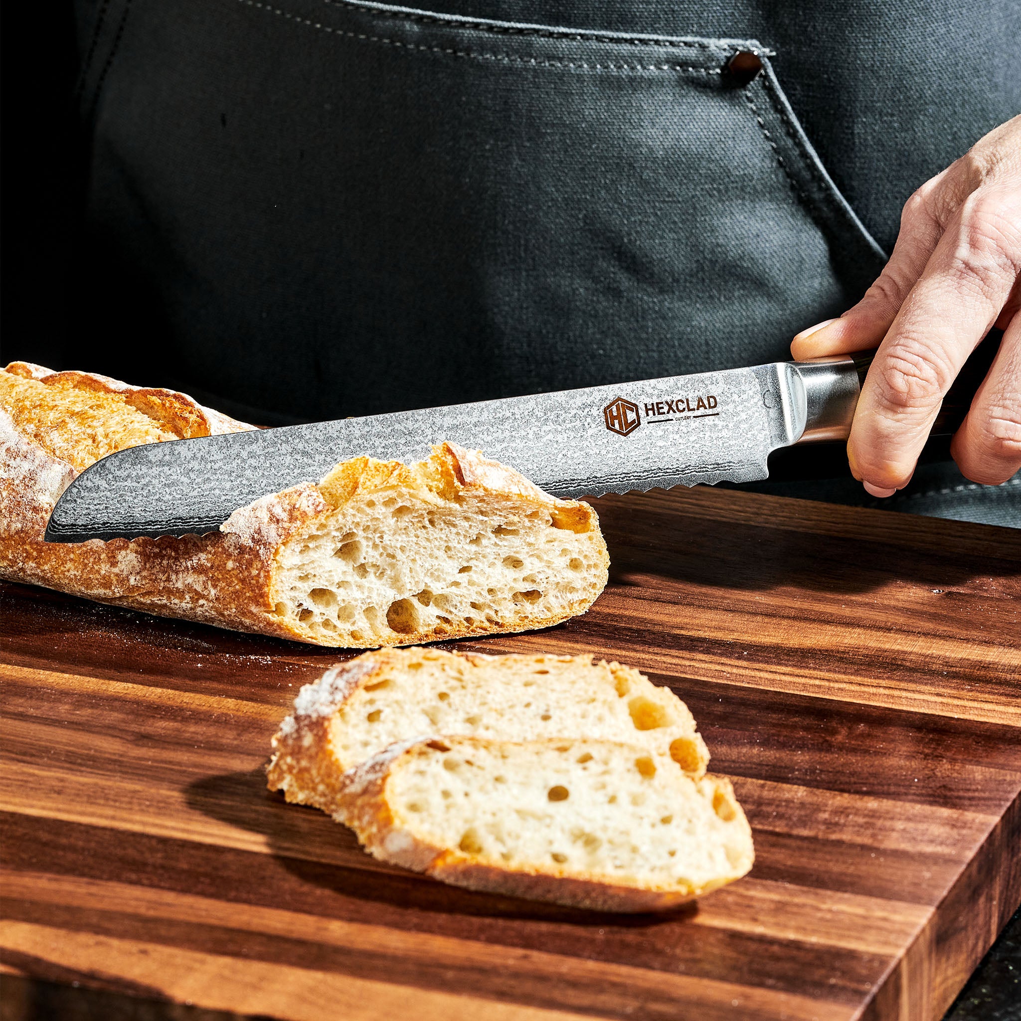 HexClad Serrated Bread Knife - Thumbnail 4