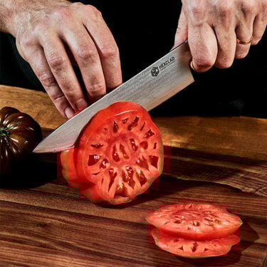 Japanese Damascus Steel Knife & Carving Set (8PC)