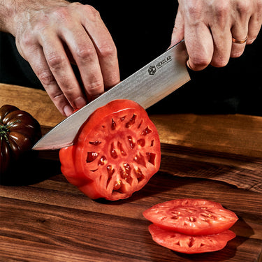 Japanese Damascus Steel Knife & Carving Set (8PC)
