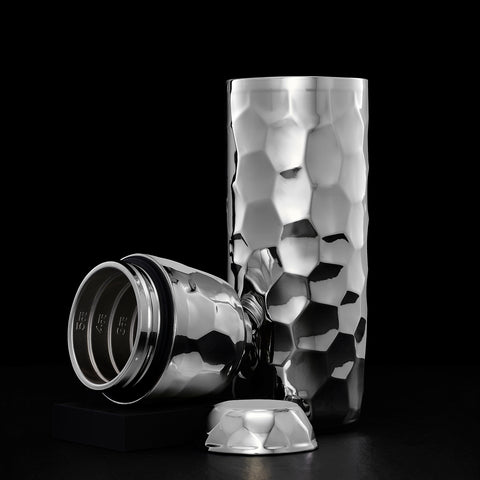 HexClad x STILL G.I.N. Cocktail Shaker, 25 oz (Chrome) | HexClad