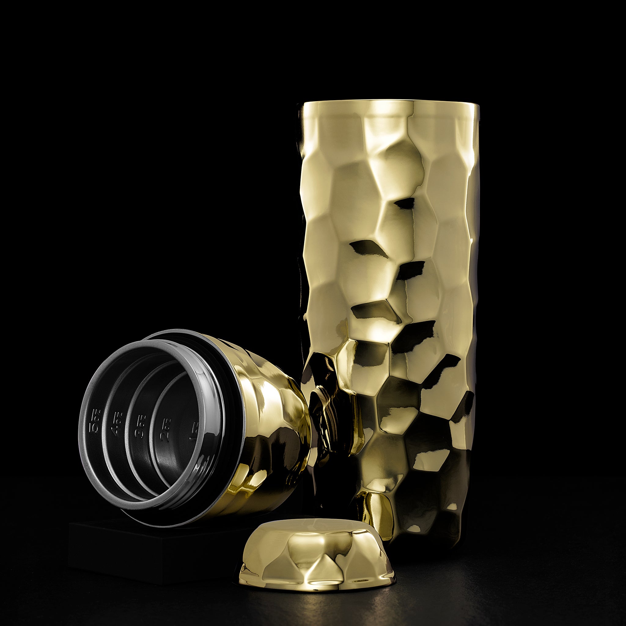 Cocktail Shaker, 25 oz (Gold) | HexClad x Still G.I.N. Collab