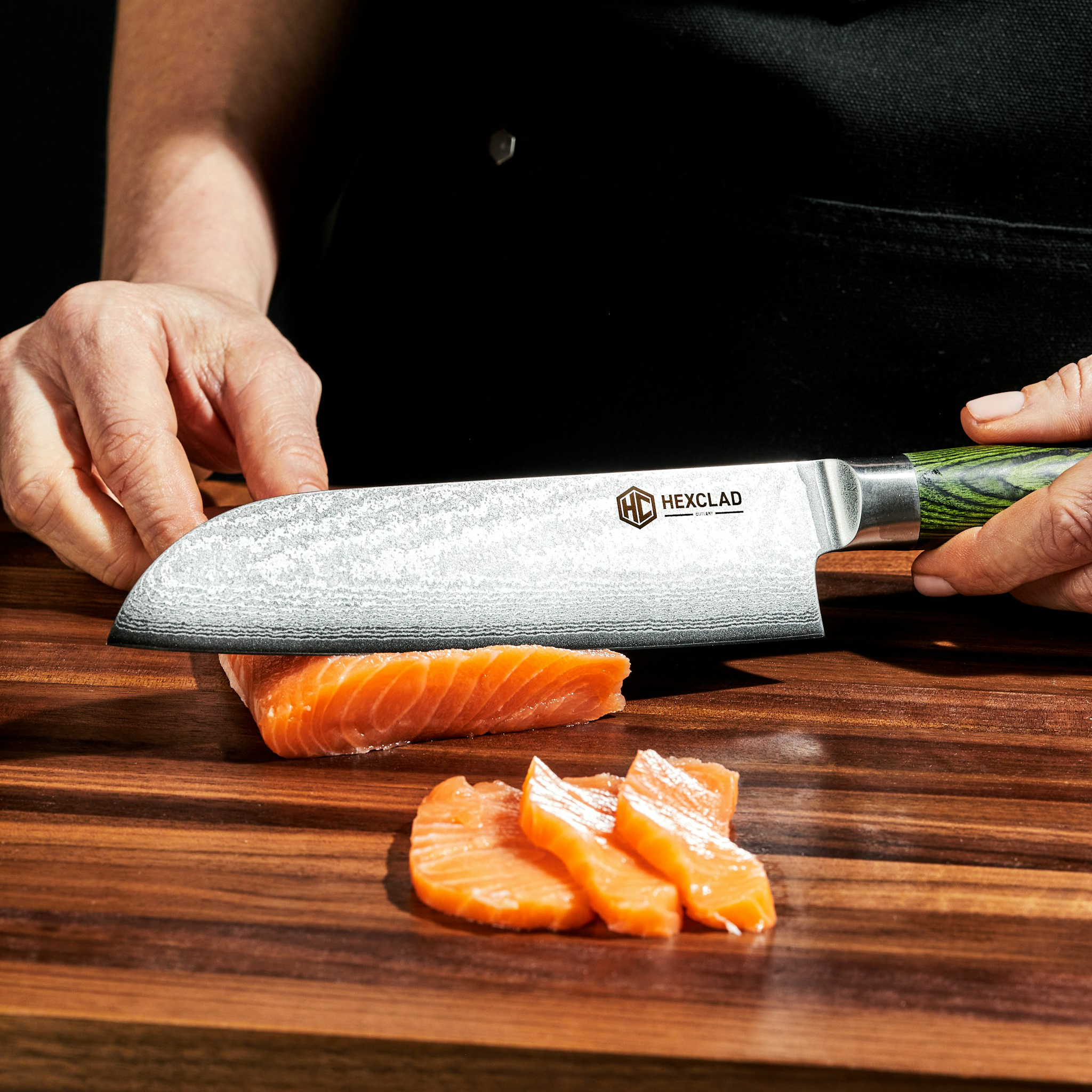 Essential Damascus Steel Knife Set - Thumbnail 3