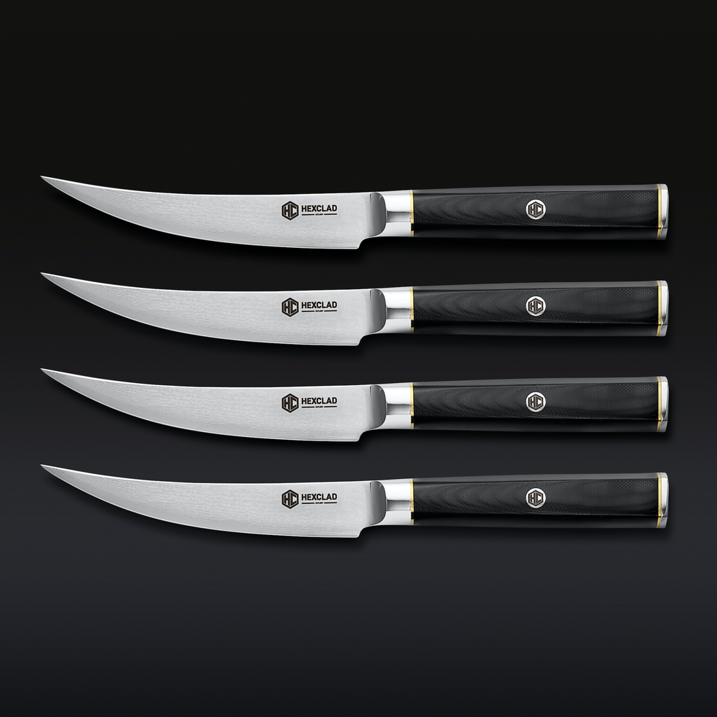 Premium Handmade Damascus Steel Steak Knife Set