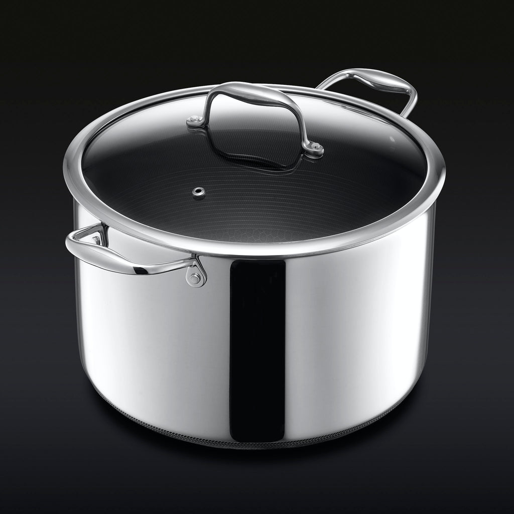 Large Stock Pot Stainless Steel Restaurant Kitchen Soup Big