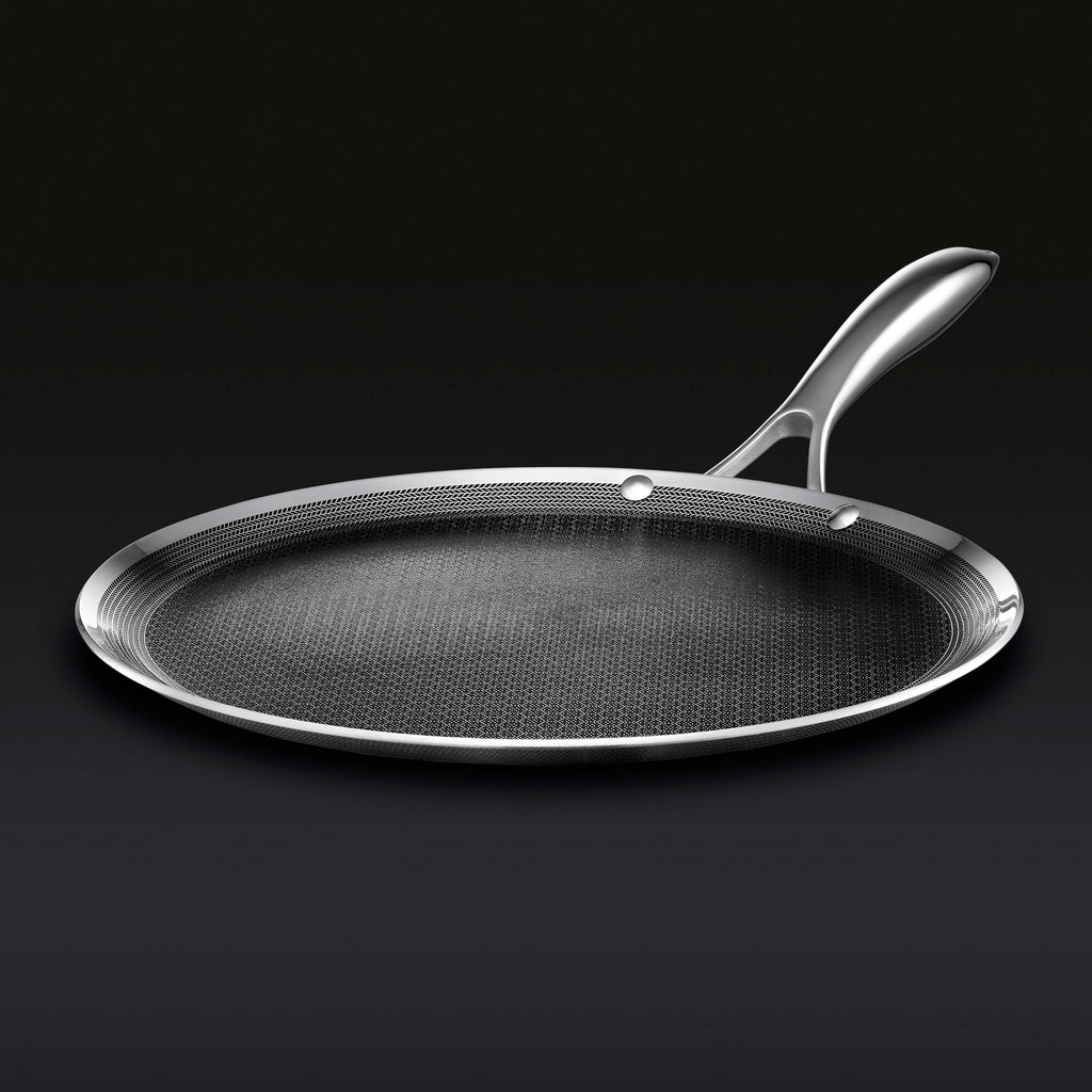 12 griddle pan stainless steel hybrid cookware hexclad hexclad