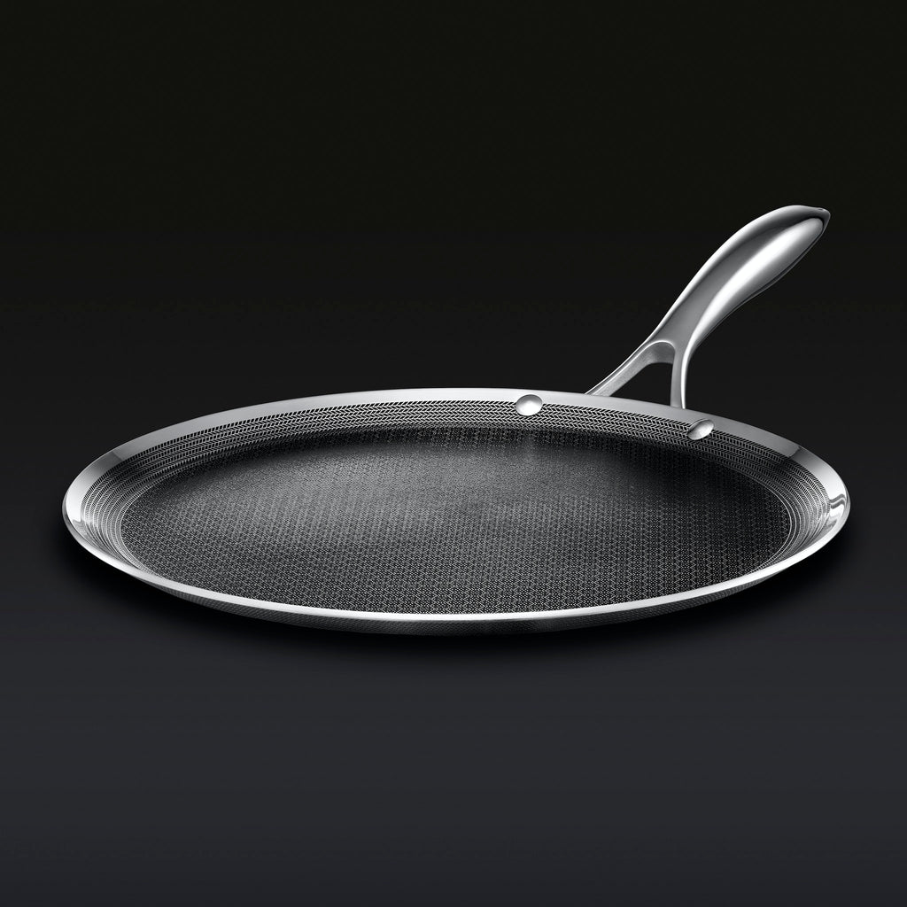 HexClad Like Hybrid Stainless Steel 11 Inch Frying Pan Multipurpose Wok New