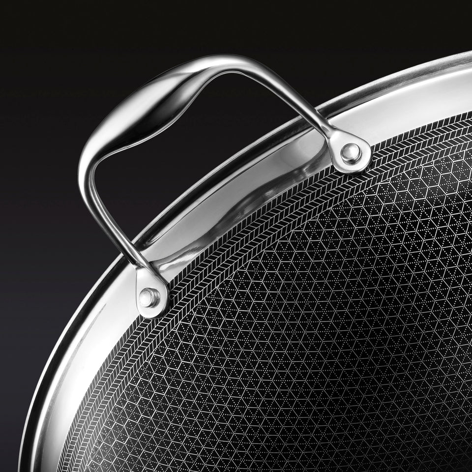 14" Wok With Lid Hexclad Cookware