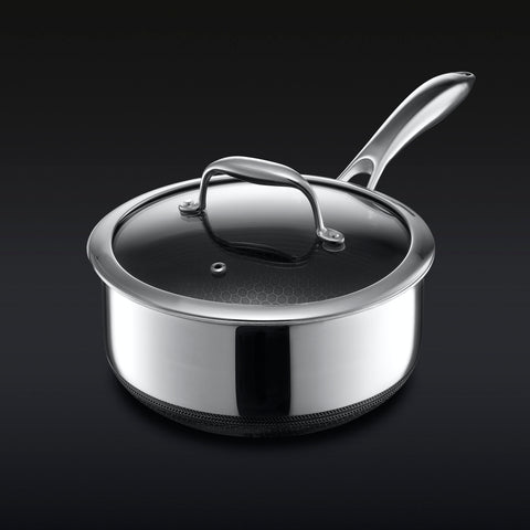 Hybrid Saucepan With Lid, 3-Qt