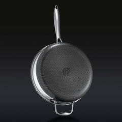 Hybrid Deep Sauté Pan with Lid, 4.5-Qt