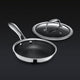 Hybrid Fry Pan with Lid, 7"