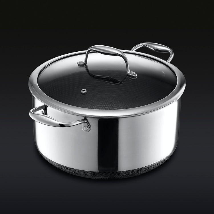 8 QT Pot With Lid HexClad Cookware Hexclad Cookware
