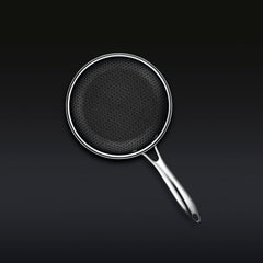 Hybrid Fry Pan with Lid, 8"