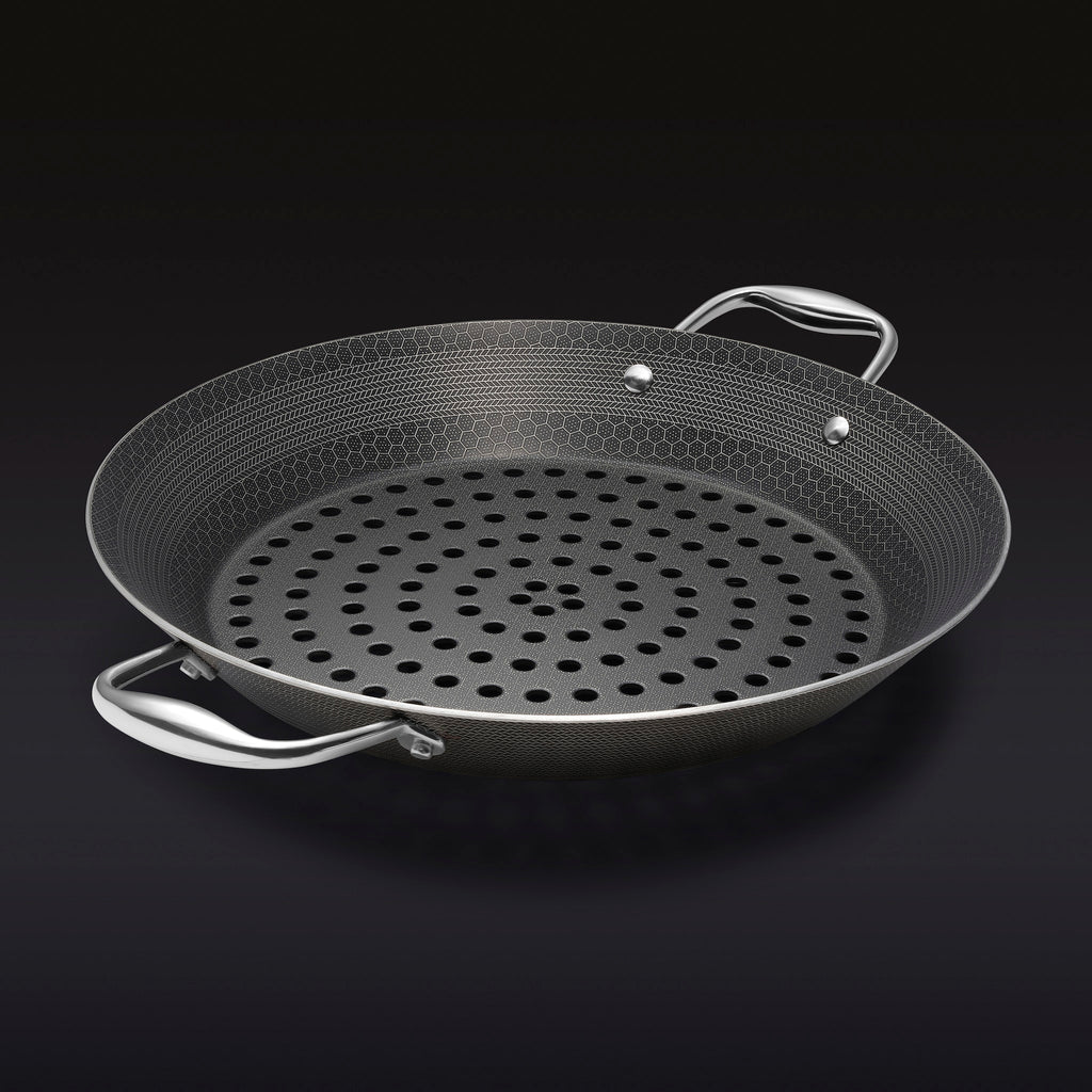 HexClad 12 Hybrid Griddle Pan - Silver - 161 requests