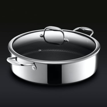 7QT Hybrid Deep Sauté Pan/Chicken Fryer with Lid