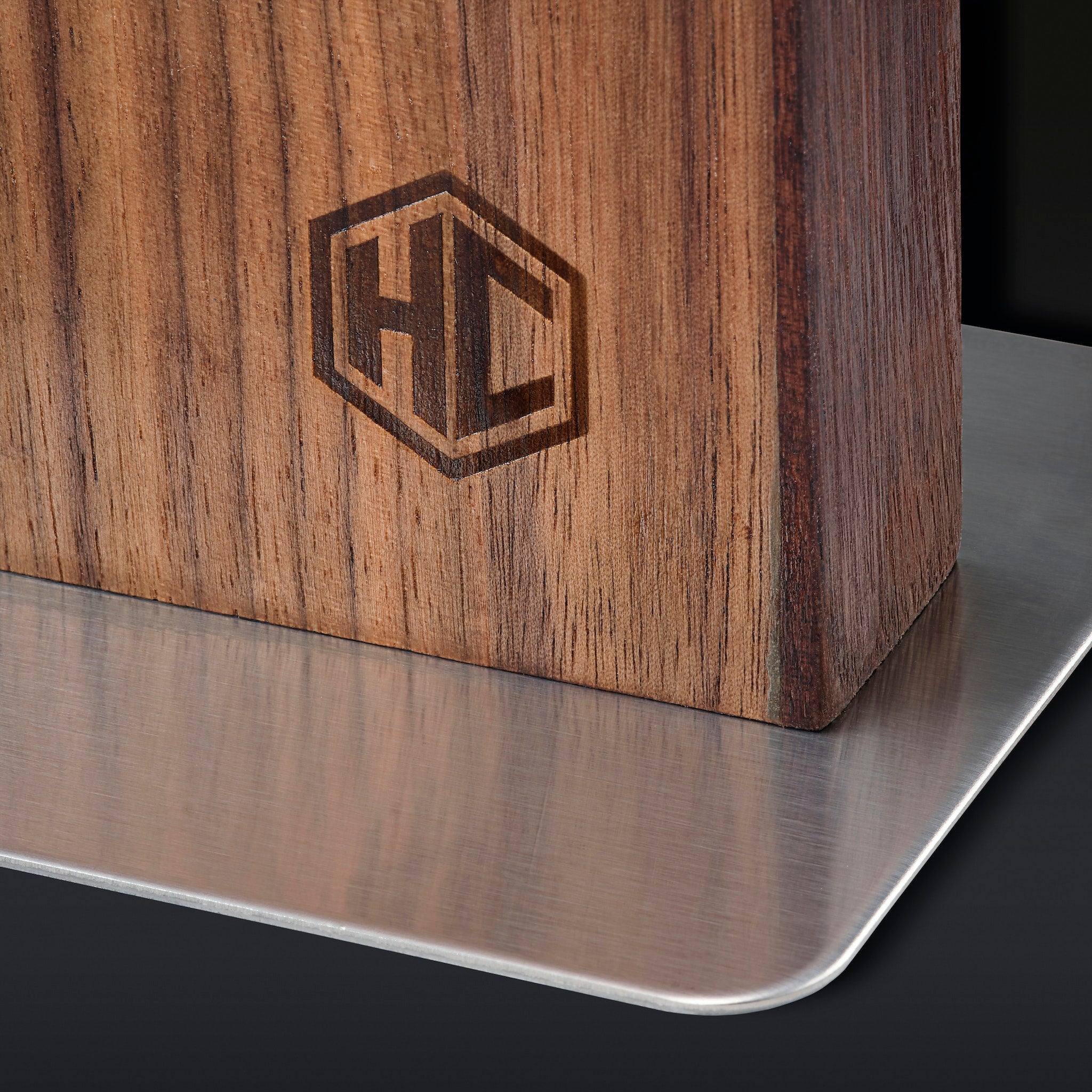 HexClad Walnut Knife Block Hexclad Cookware