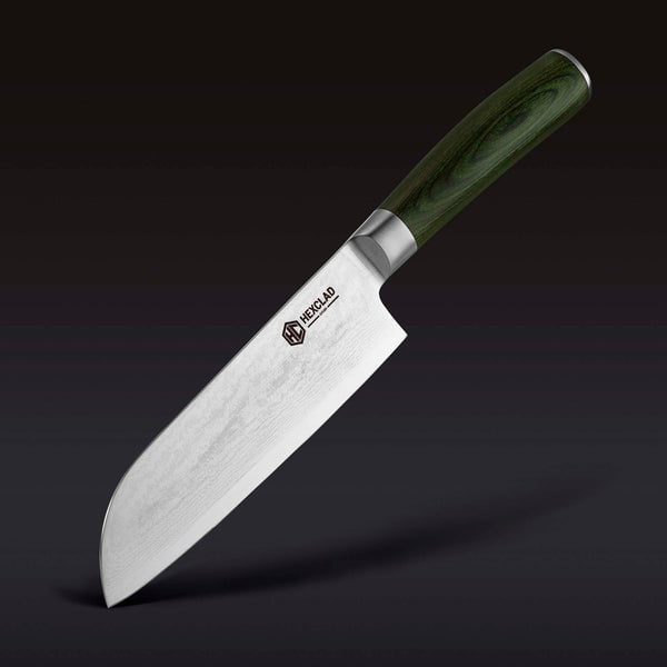 Damascus Steel Santoku Knife, 7