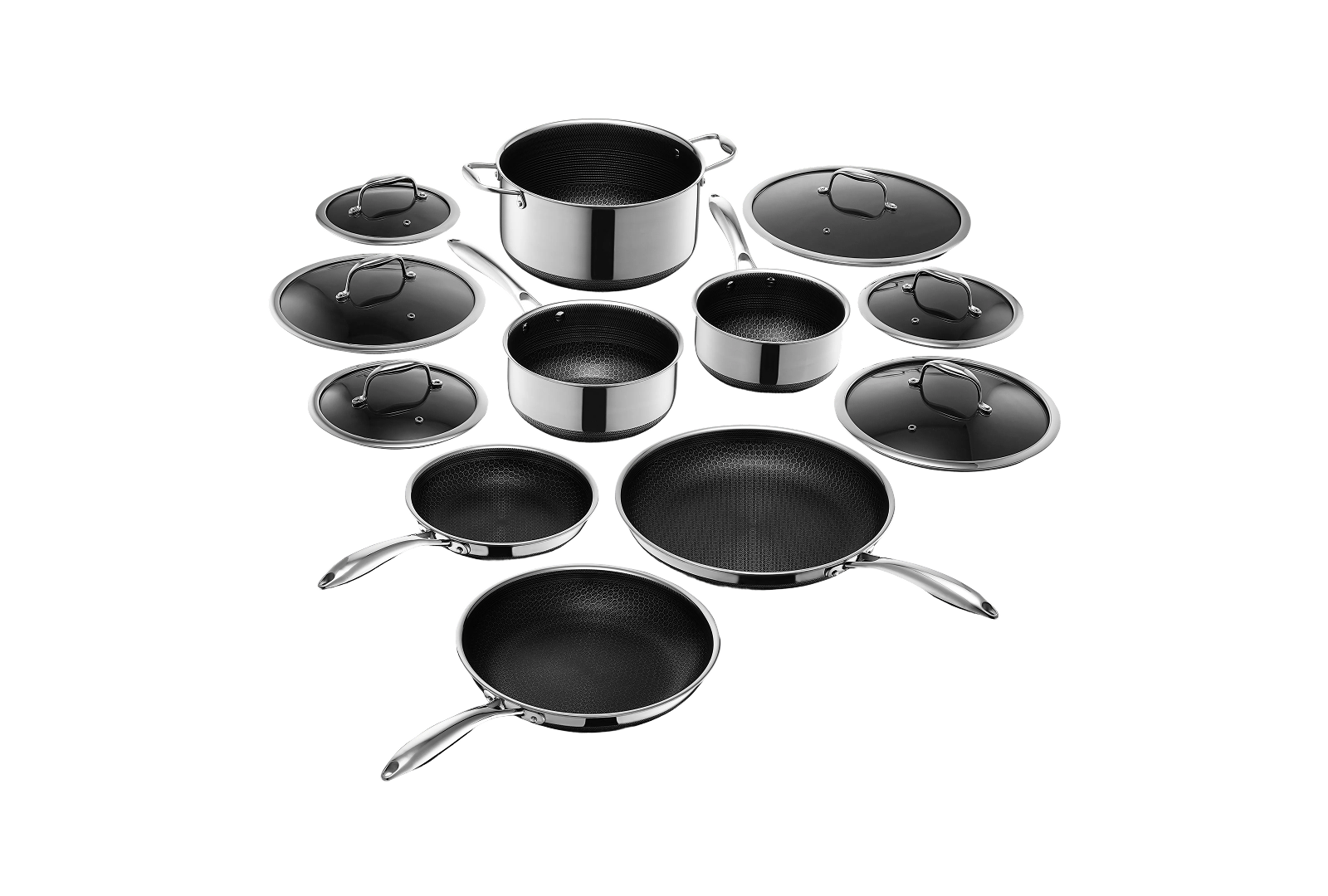 HexClad Hybrid Pots & Pans Set - Thumbnail 3