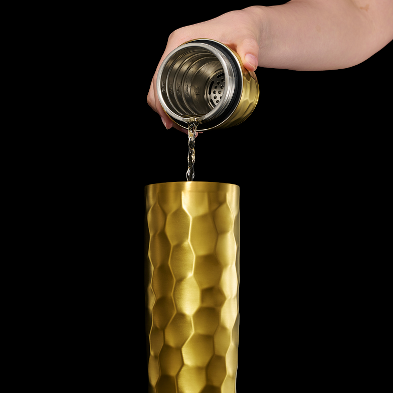 Cocktail Shaker, 25-oz (Antique Brass)