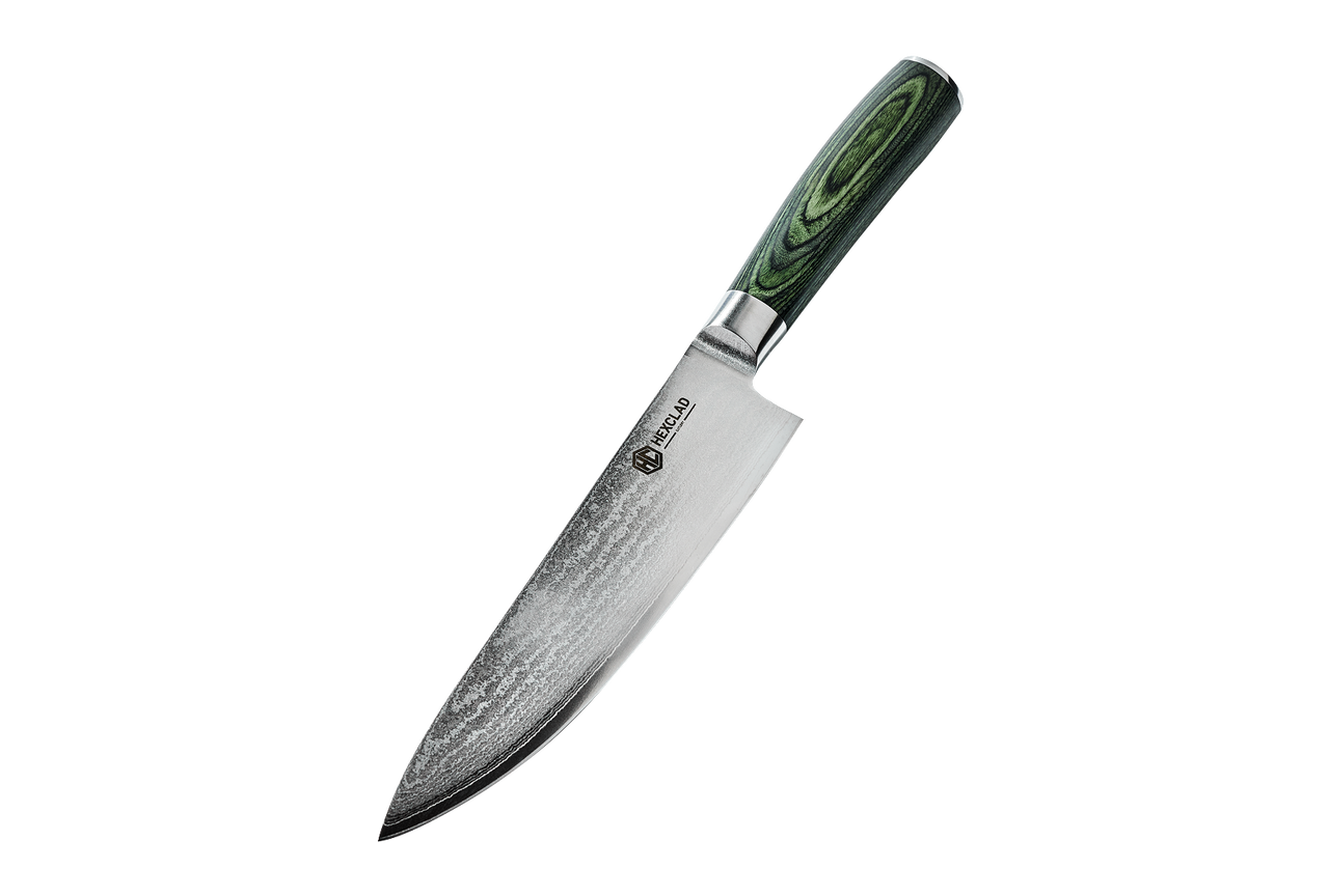 Damascus Steel Chef's Knife, 8"
