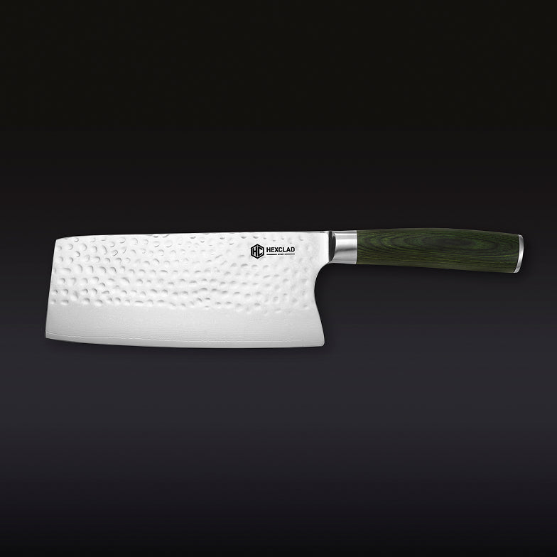 Damascus Steel Cleaver, 7"