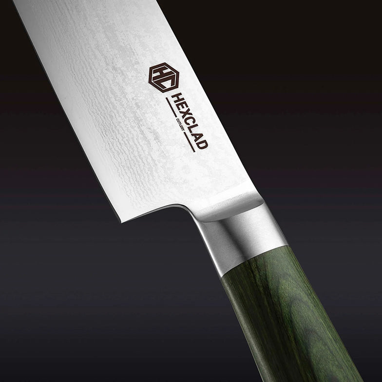 HexClad Damascus Steel Santoku Knife - Thumbnail 4