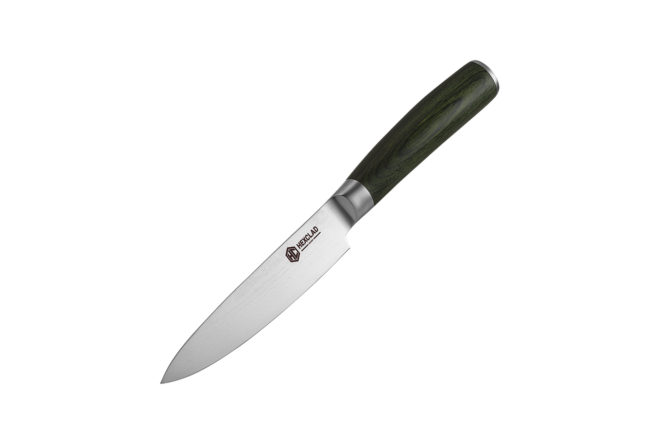 Damascus Steel Utility Knife, 5"