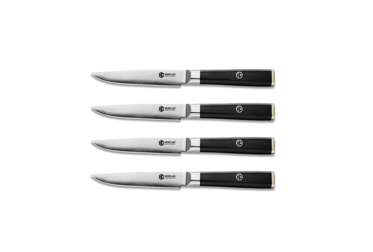 Master Series Damascus Steel Steak Knife Set, 4-pc