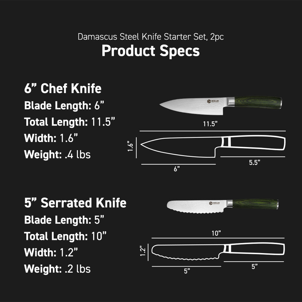 Product Spec dimensions