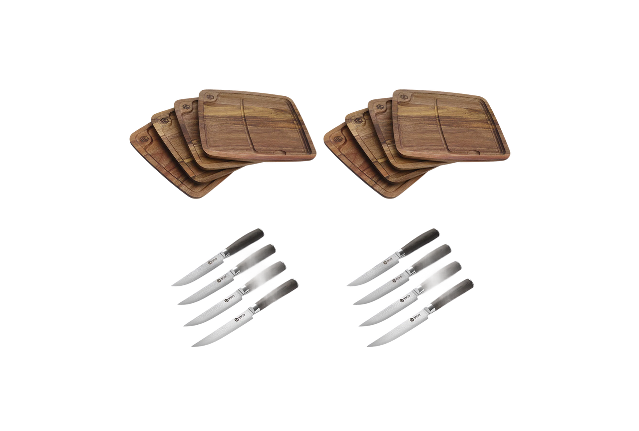 Steak Knife & Bistecca Plate Set, 16-pc (Espresso)