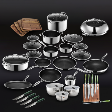 Hextech Cookware Set Kitchen Cooking Sets & Bundles | HexClad Cookware