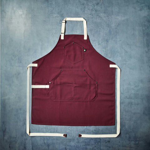 Eco Modern Apron (Crimson) | HexClad