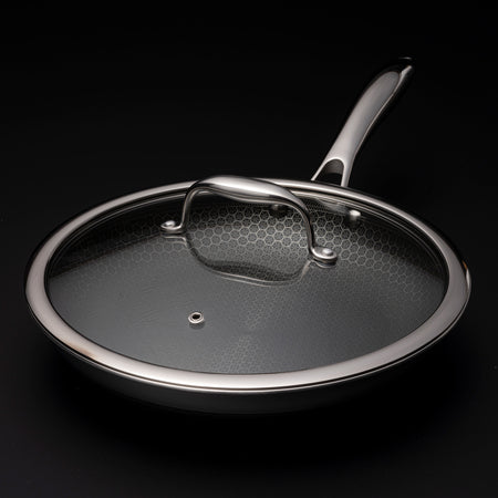 10 inch pan with glass lid