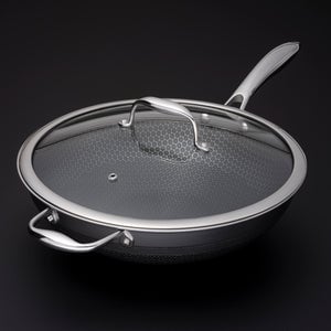 10-Inch and 12-Inch Hybrid Nonstick Frying Pan Set