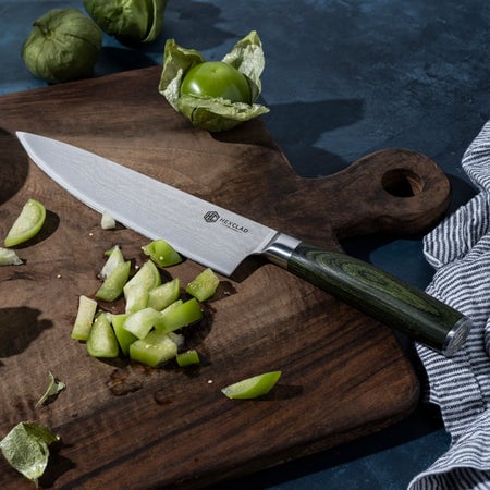 8 inch steel chef knife