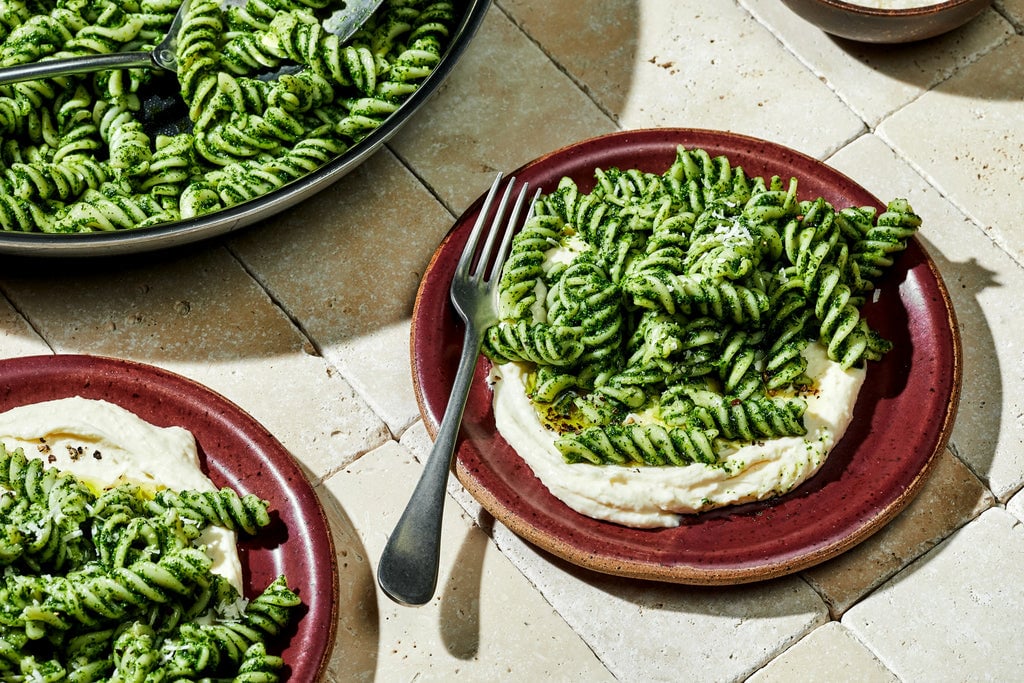 Creamy Kale and Ricotta Pasta