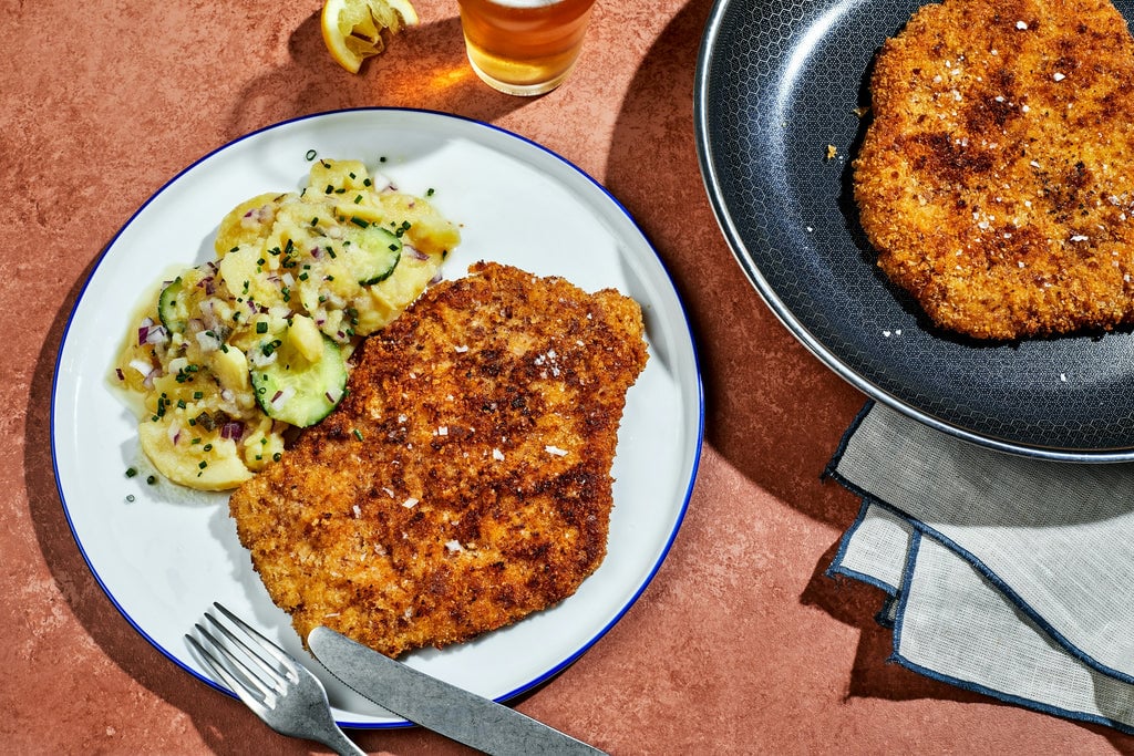 SCHNITZEL WITH POTATO SALAD