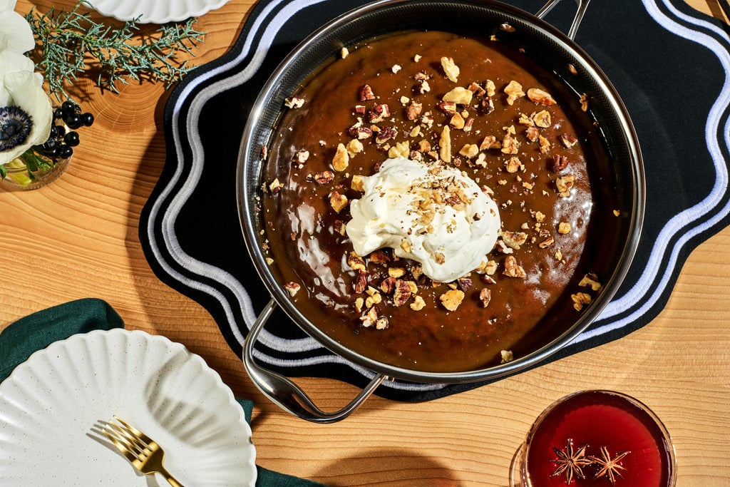 Sticky Toffee Pudding with a Spiced Rum Toffee Sauce