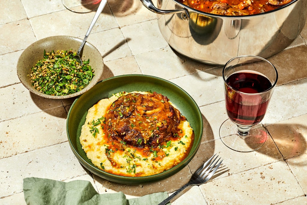 Osso Buco with Sunflower Seed Gremolata