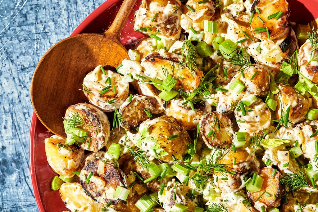 Grilled Sour Cream &amp; Onion Potato Salad