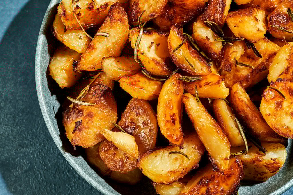 Duck Fat Roasted Potatoes