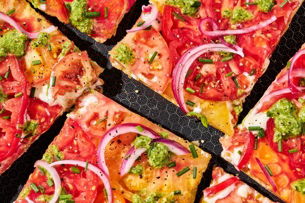 Whipped Ricotta Tomato Tart