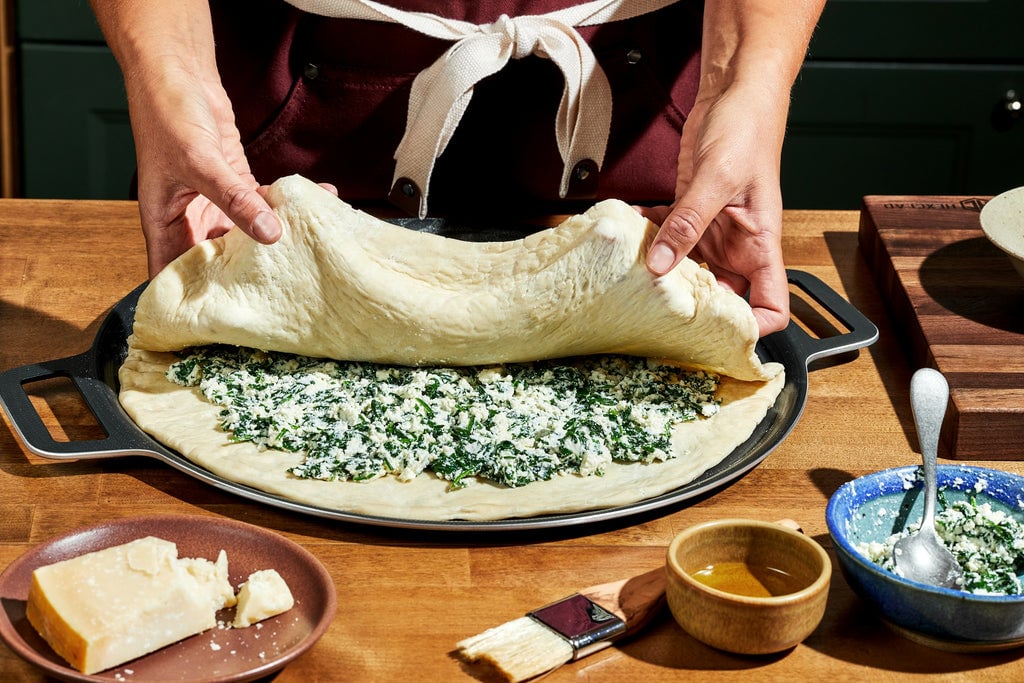 Giant Spinach & Ricotta Calzone