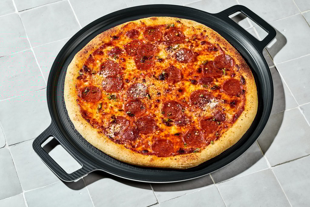 Pepperoni Pizza on Pizza Steel