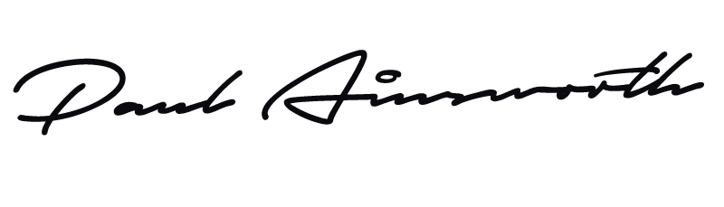 Cursive signature reading 'Paul Ainsworth.'